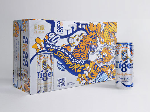 老虎啤酒品牌包装设计欣赏