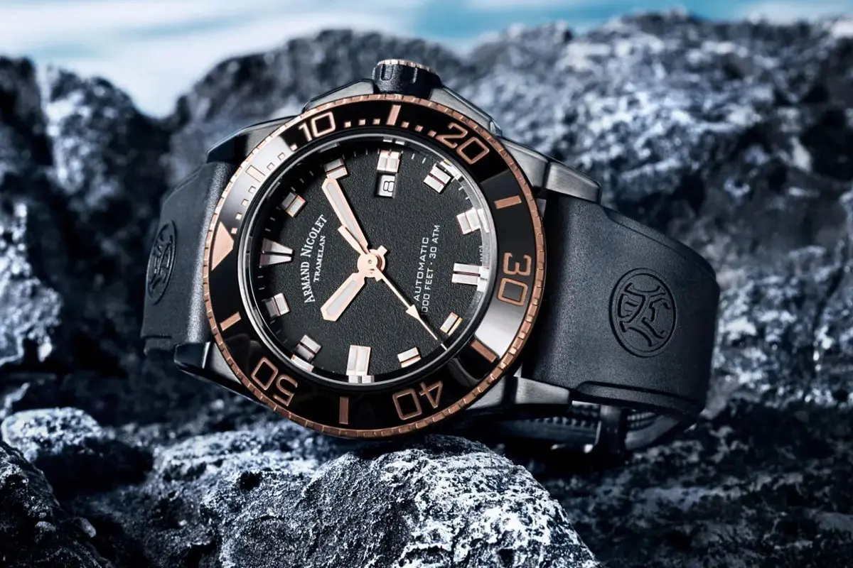 Armand Nicole艾美达表品牌LOGO设计案例-AN元素标志设计