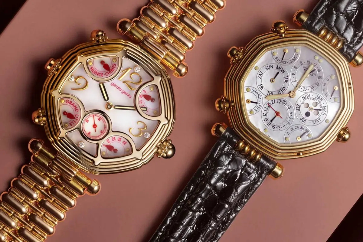 Gerald Genta尊达品牌LOGO设计案例-字母元素标志设计