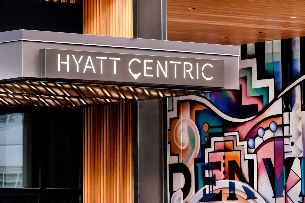 Hyatt Centric凯悦尚萃酒店大门口