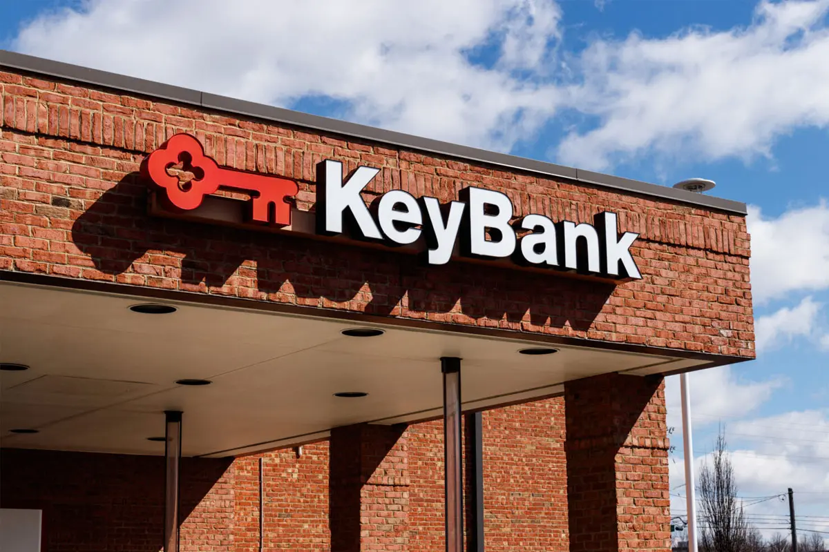 KeyBank银行品牌LOGO设计案例-银行行业标志设计方案