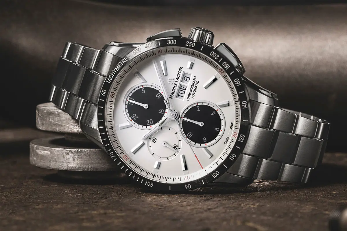 Maurice Lacroix艾美品牌LOGO设计案例-ML字母元素标志设计