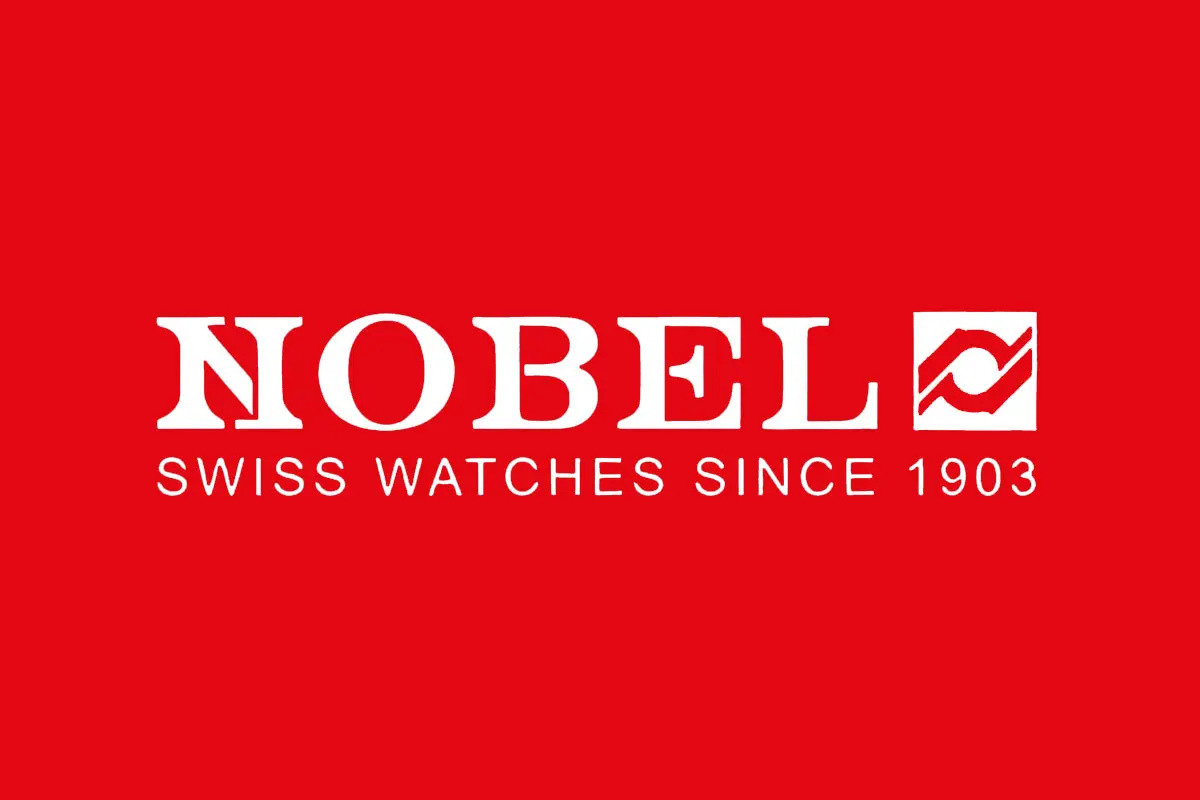 NOBEL诺贝尔表品牌反白LOGO