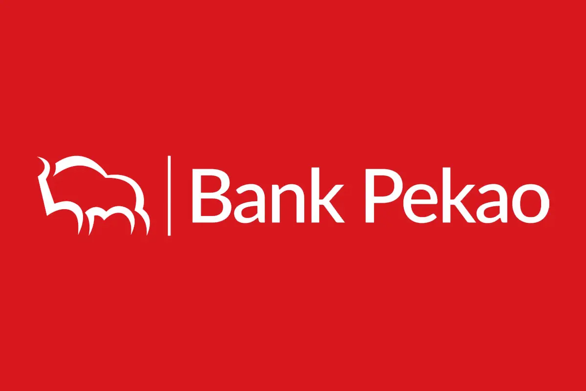 Pekao银行反白logo