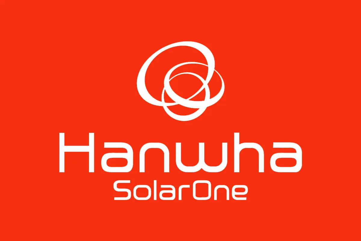 韩华能源反白logo