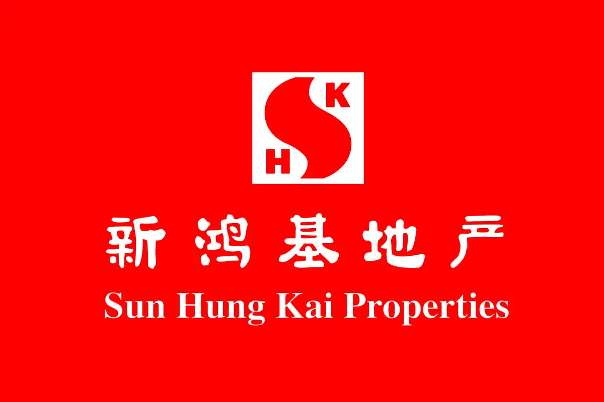 新鸿基地产反白logo