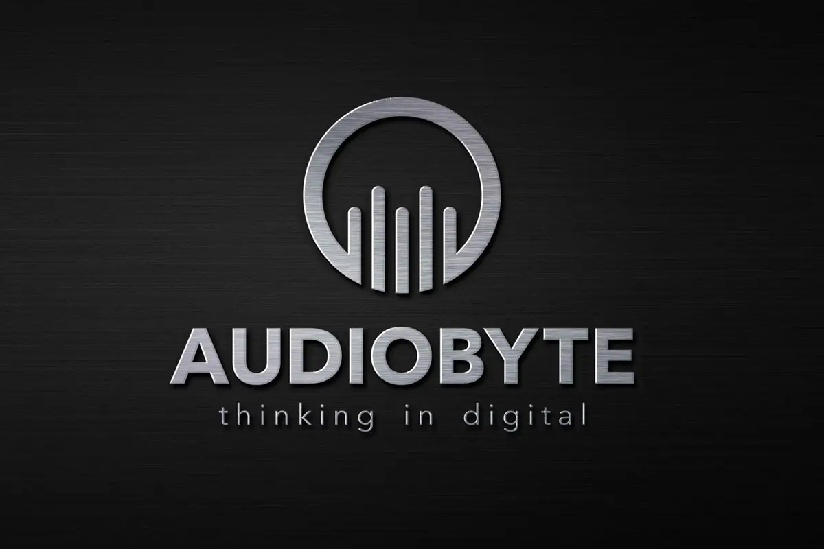 AUDIOBYTE品牌反白LOGO