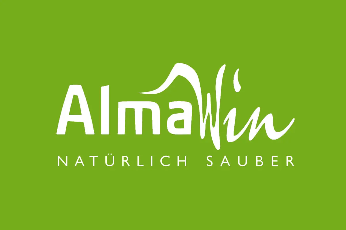 Almawin品牌反白LOGO