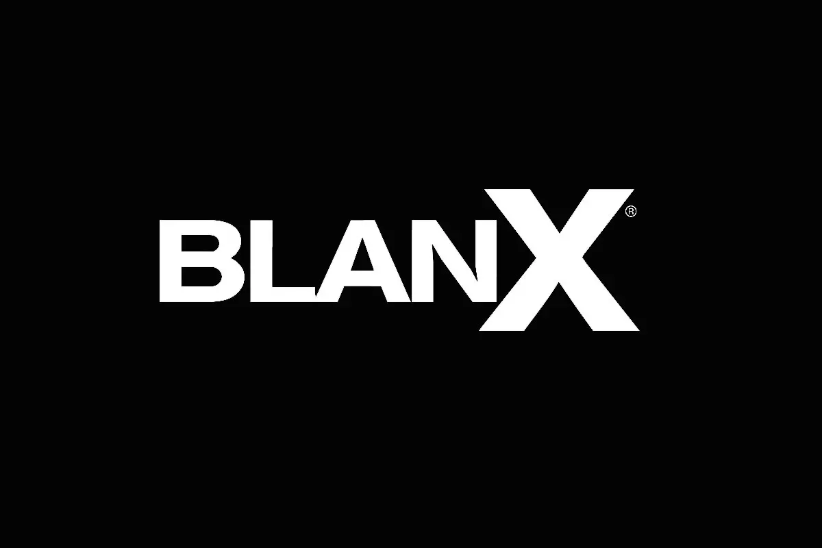 BlanX倍林斯品牌反白LOGO