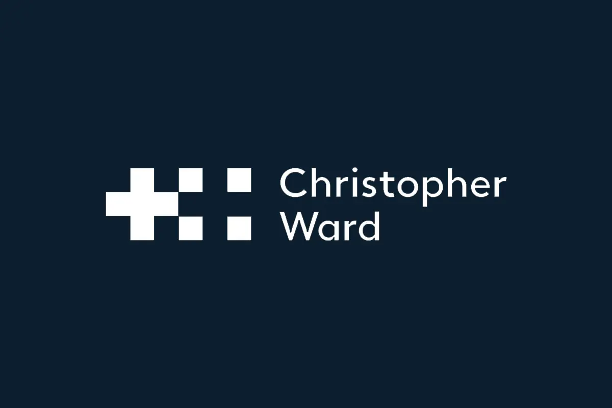 Christopher Ward品牌反白LOGO