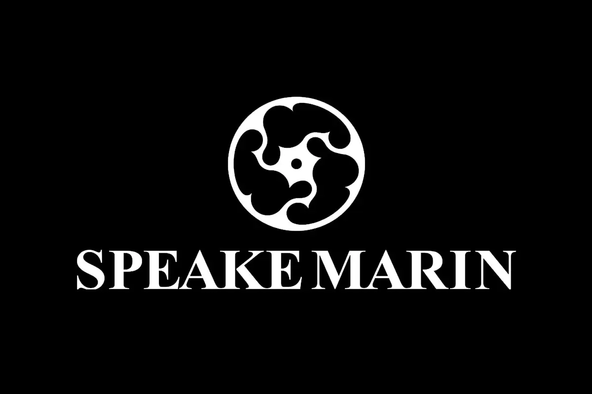 Speake Marin品牌反白LOGO
