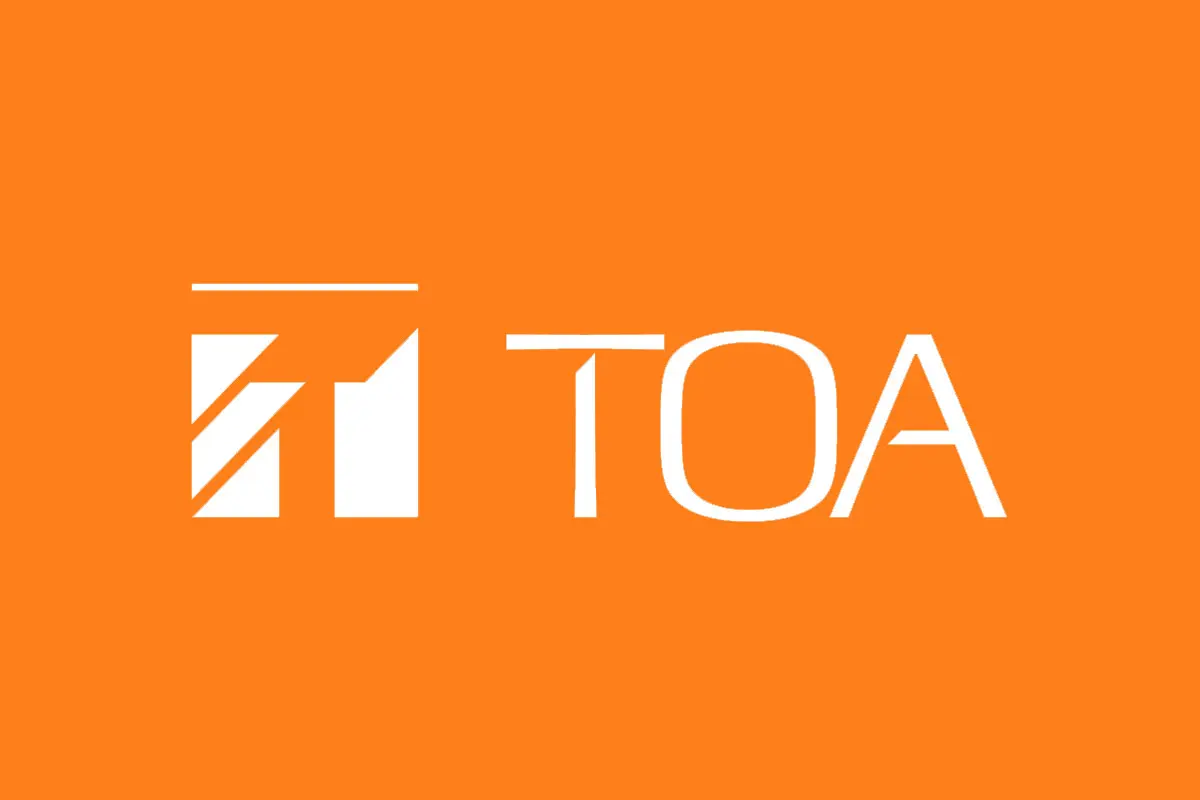 TOA品牌反白LOGO