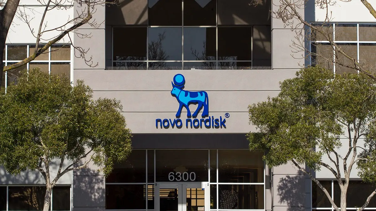 Novo Nordisk诺和诺德建筑外墙logo图片