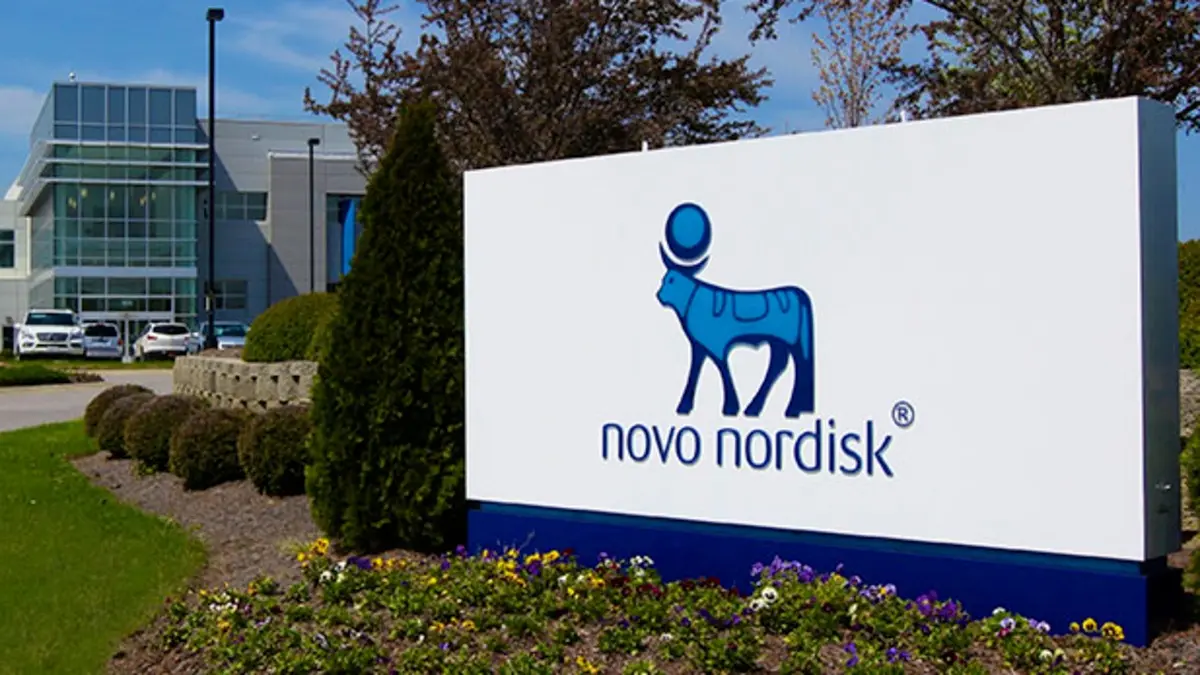Novo Nordisk诺和诺德门口招牌图片