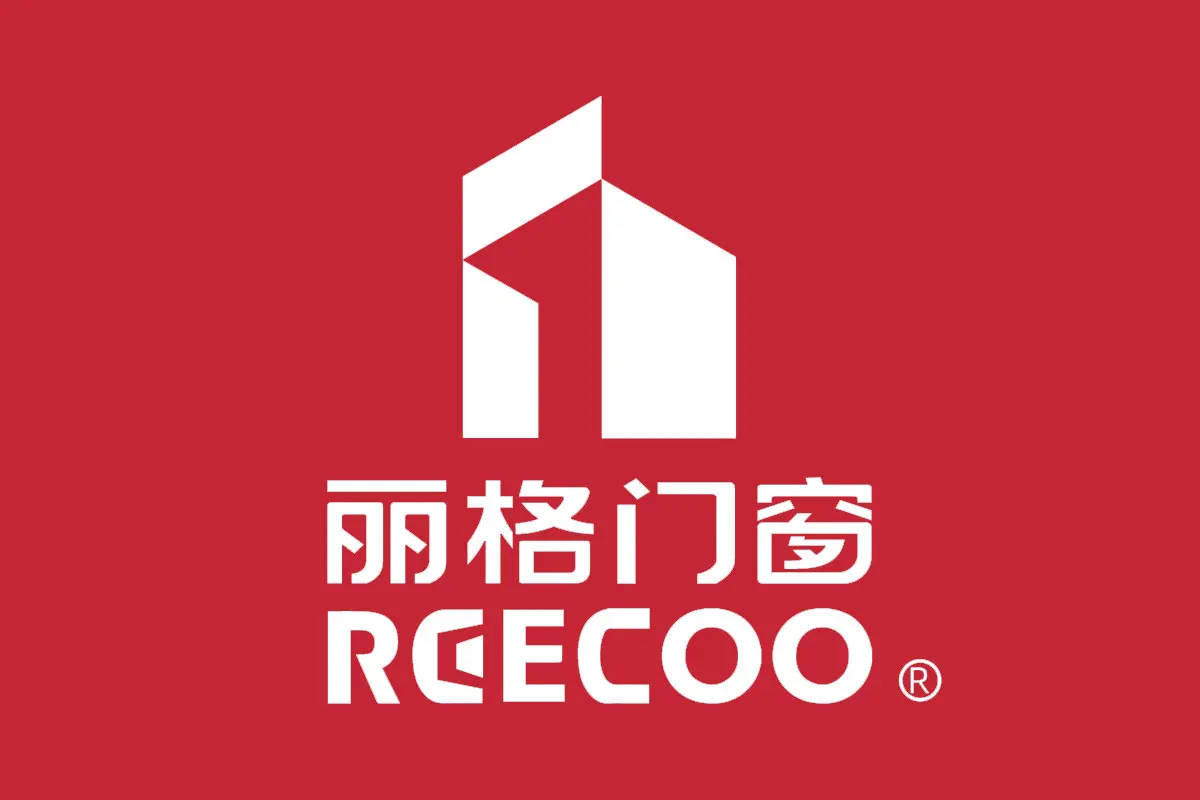 丽格门窗反白logo