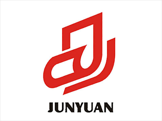 上海俊源纸业有限公司的logo设计结合了品牌首字母jy,犹如纸一样流动