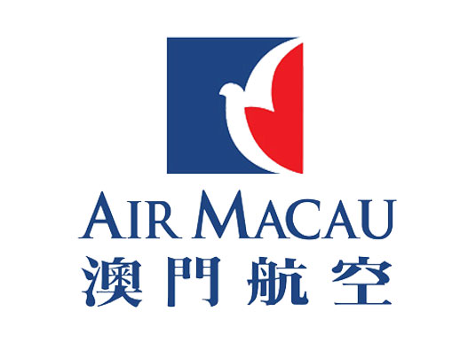 澳门航空logo是由红荷与白鸽为主题,代表澳门的荷花与寓意和平的