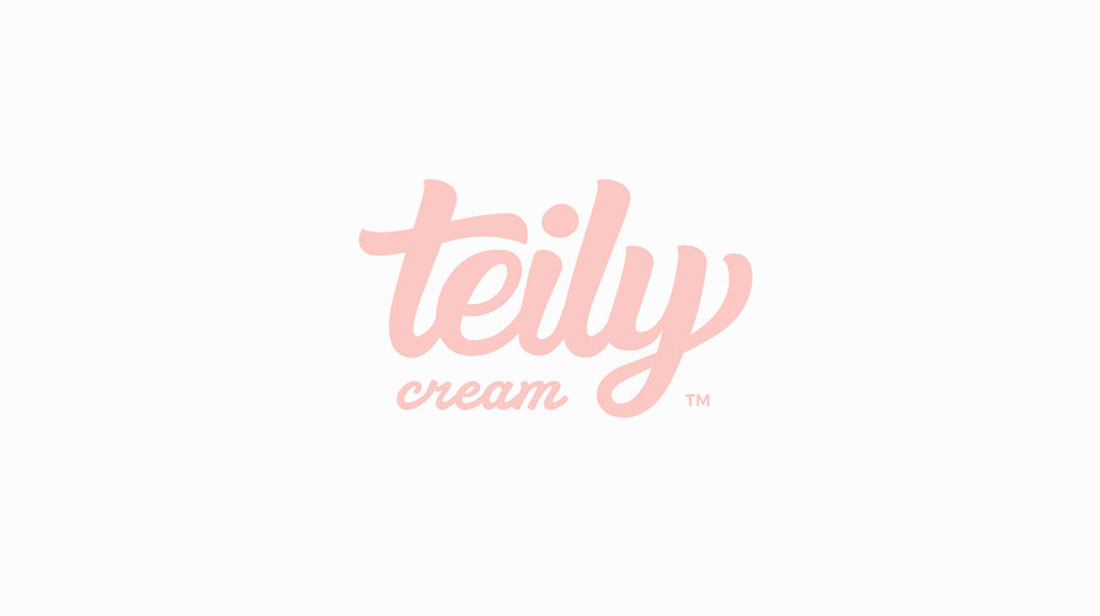 Teily冰淇淋logo设计