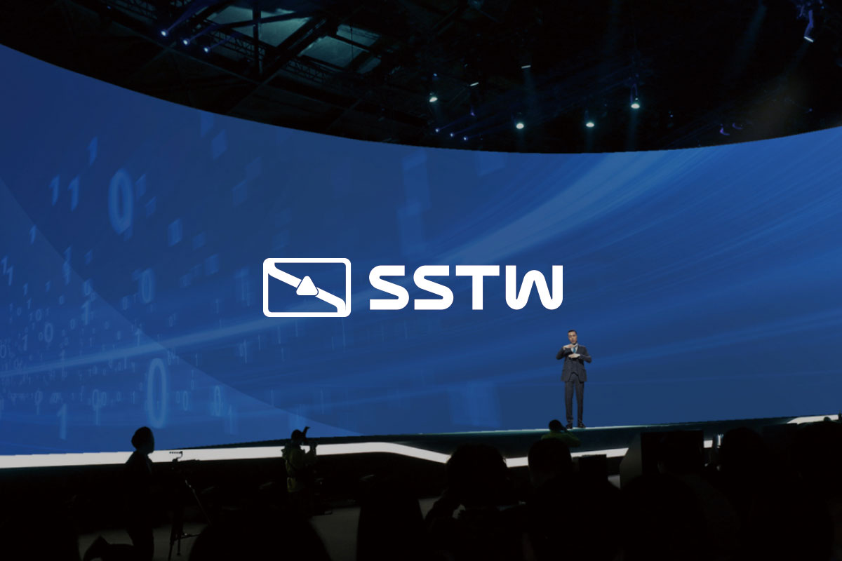 SSTW logo发布会应用效果图