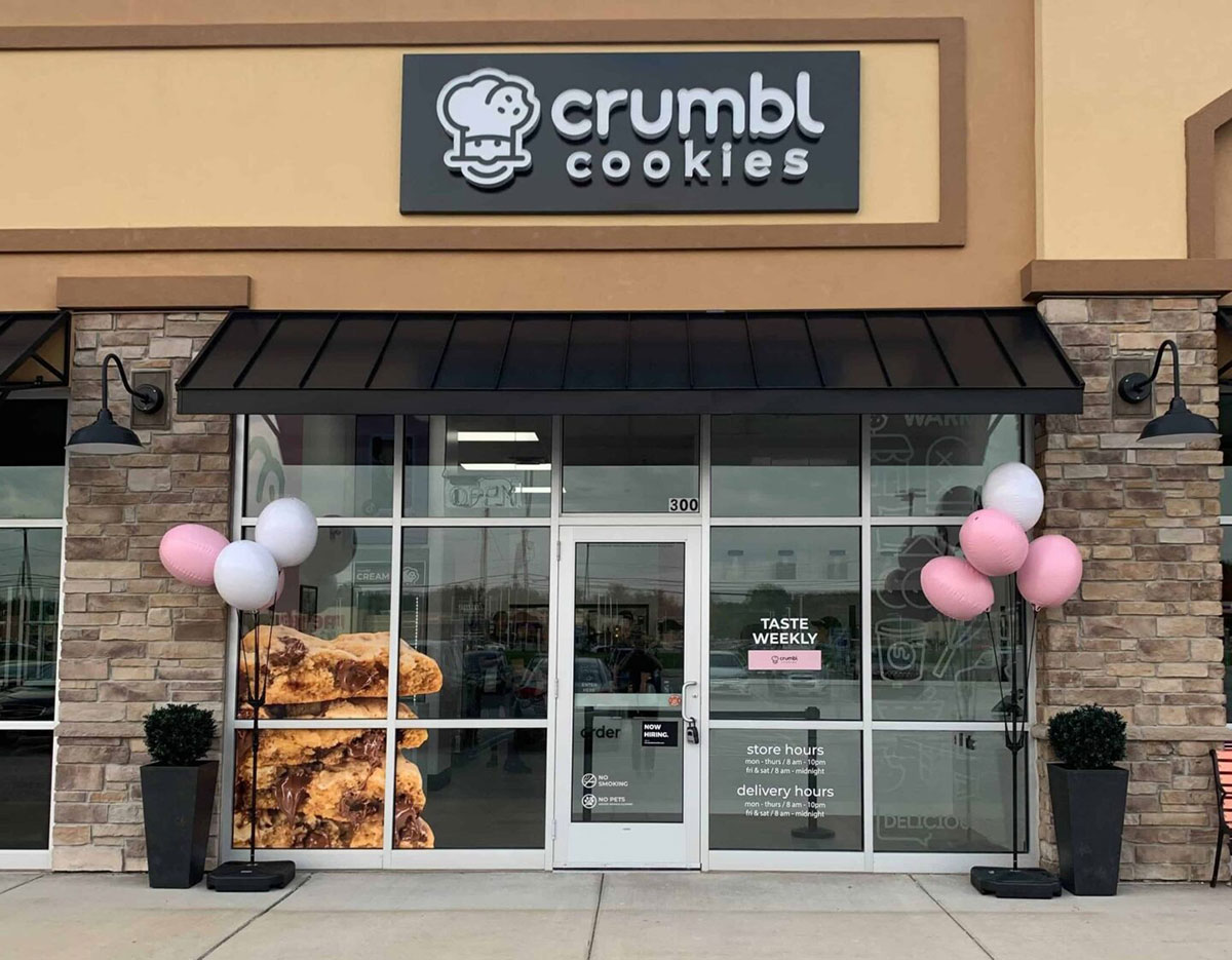 Crumbl Cookies美国面包店连锁-面包店logo设计