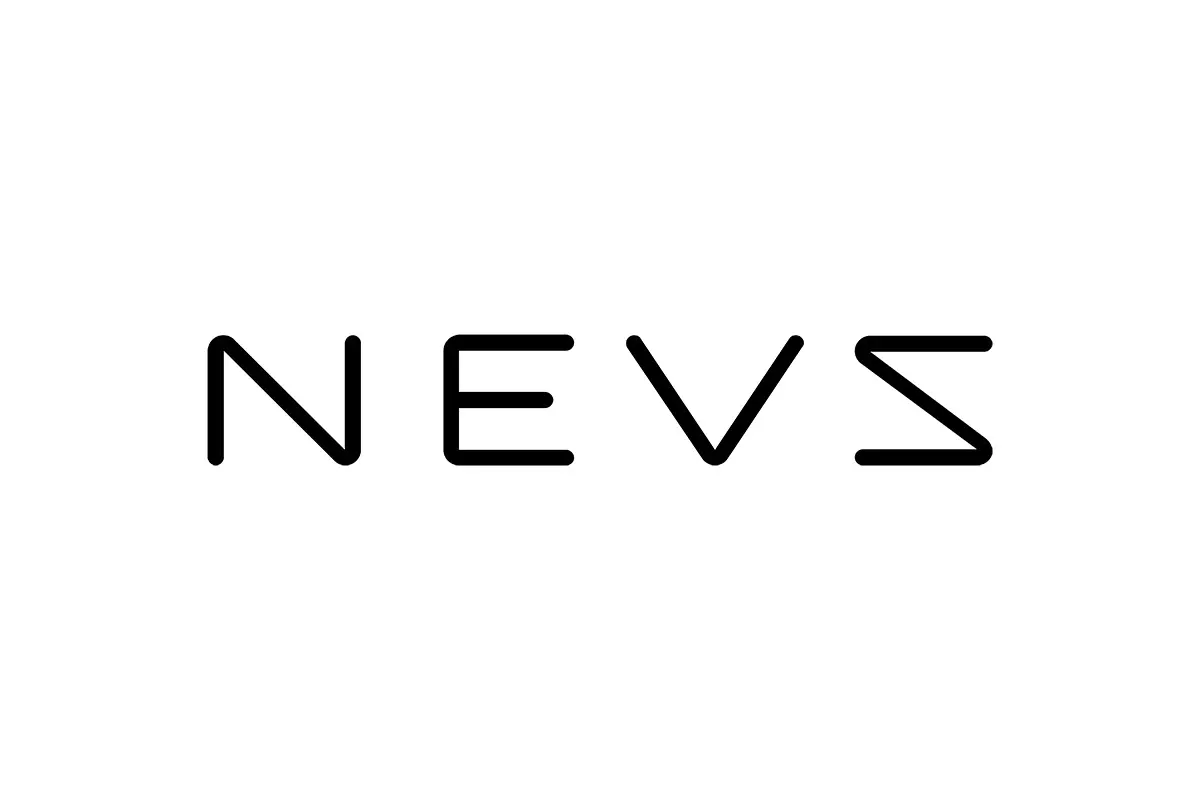 NEVS瑞典国能汽车logo设计-简约标志设计