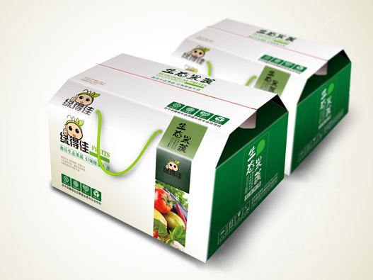 水果包装设计-绿得佳水果包装设计公司