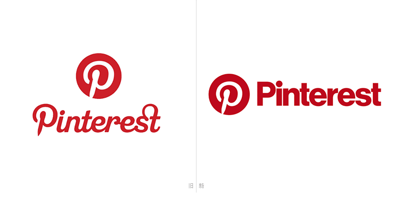 Pinterest更换新LOGO