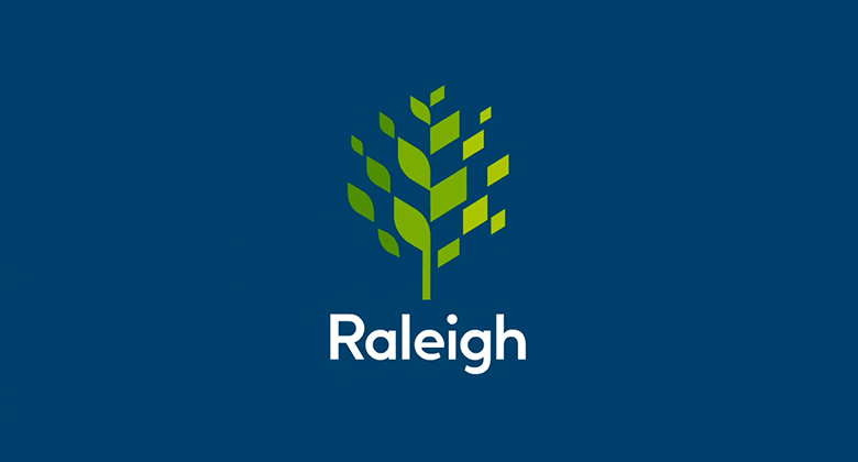 橡树之城罗利Raleigh启用全新的城市形象标识
