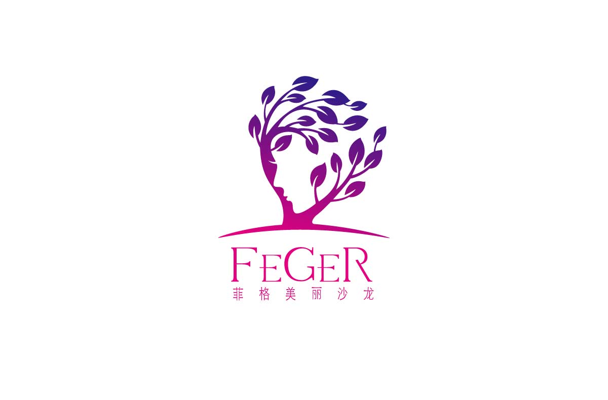 美容美发商标设计-FEGER菲格美丽沙龙商标设计公司