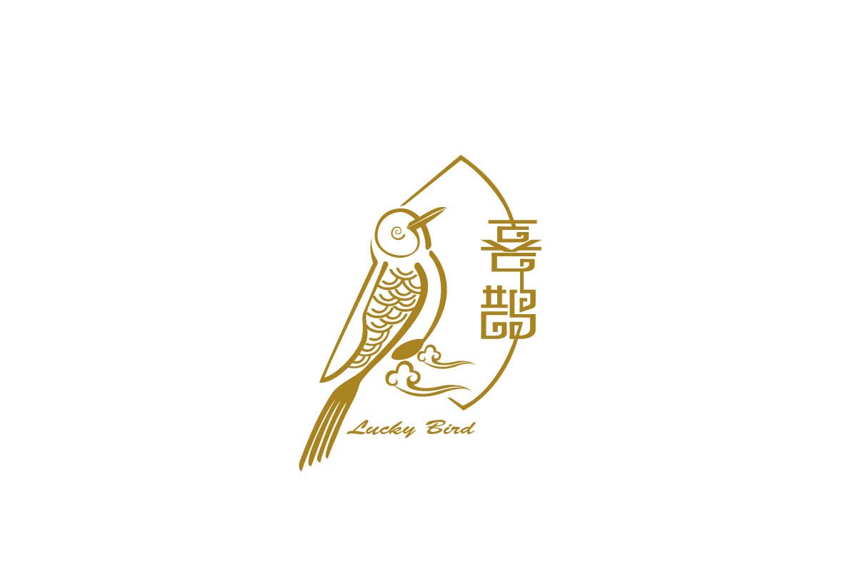 喜鹊环宇美食自助餐logo设计