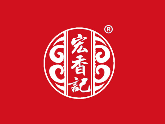 烤肉豆腐logo设计-宏香记品牌logo设计