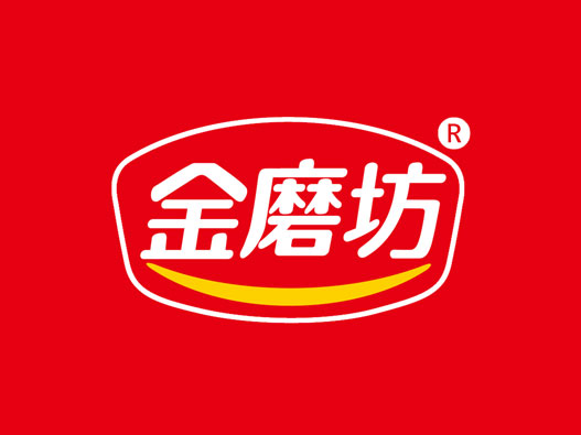 鱼豆腐logo设计-金磨坊品牌logo设计