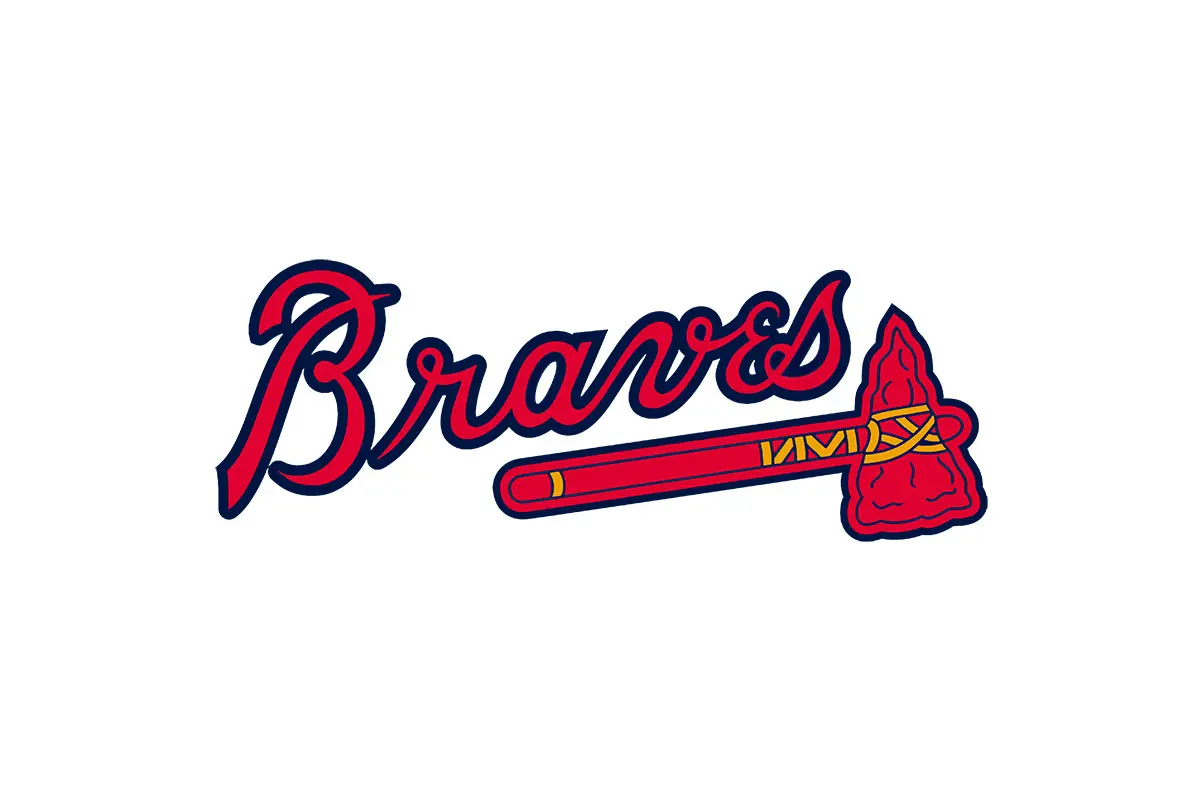 Atlanta Braves亚特兰大勇士棒球队logo设计-战斧logo设计