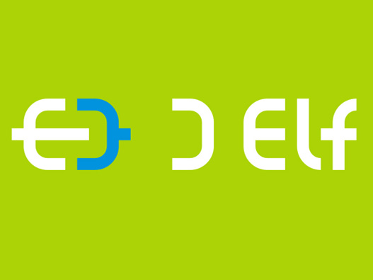 D-elf数码精灵标志设计含义及logo设计理念