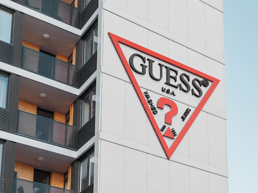 GUESS盖尔斯logo设计含义及设计理念