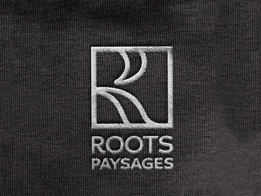Roots paysages标志设计含义及logo设计理念