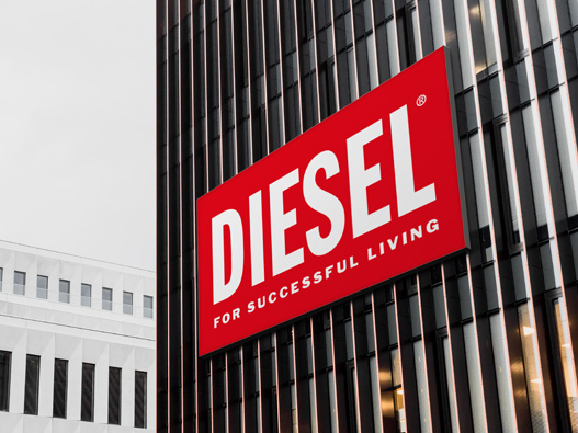  Diesel迪赛logo设计含义及设计理念