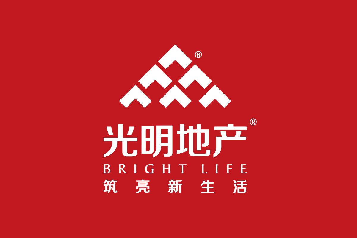 光明地产反白logo