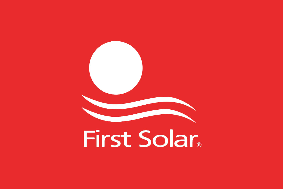 First Solar能源反白logo