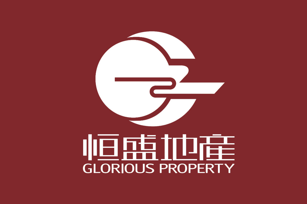 恒盛地产反白logo