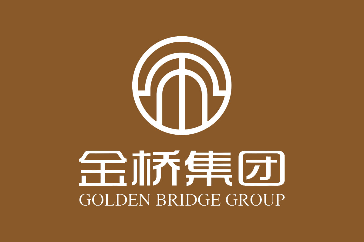 金桥集团反白logo