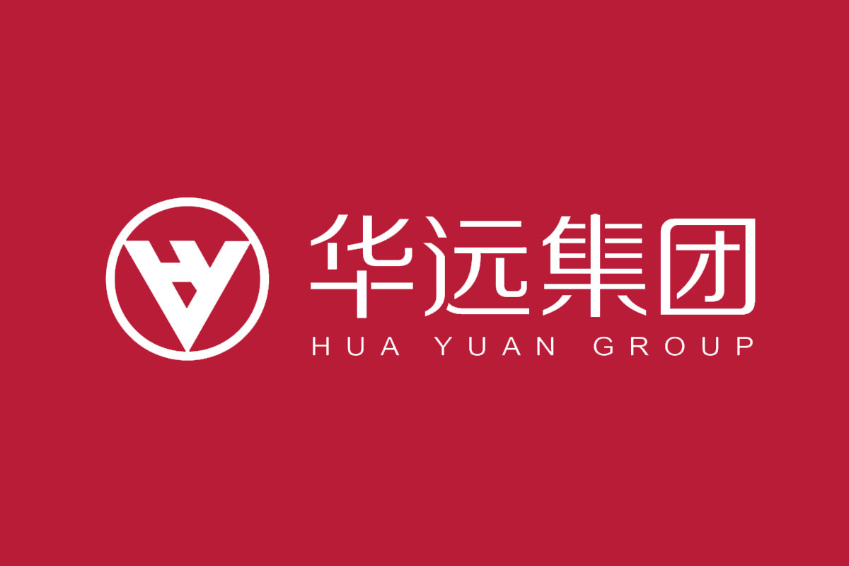 华远集团反白logo