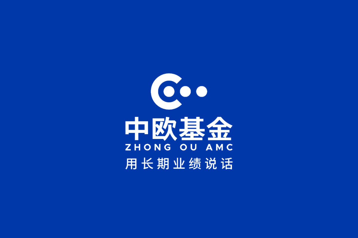 中欧基金反白logo