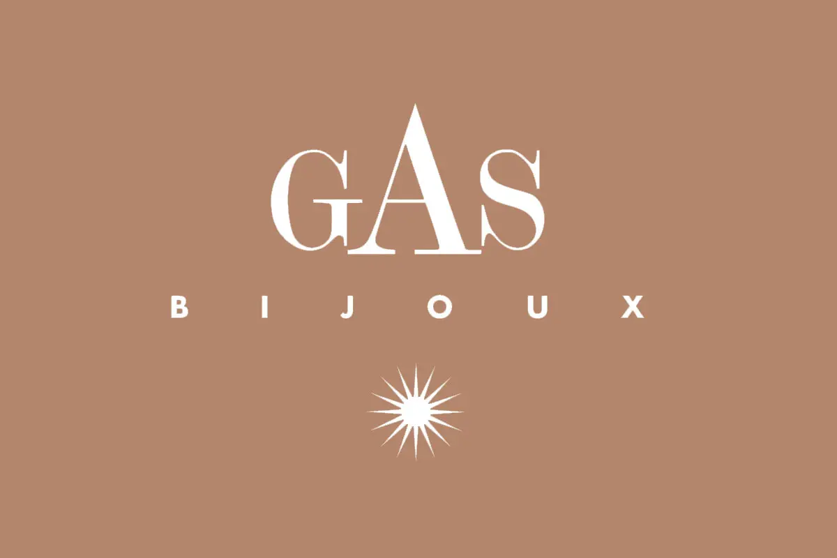 Gas Bijoux品牌反白LOGO