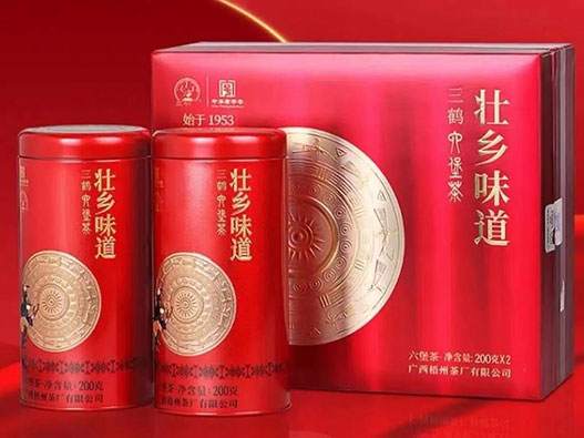 三鹤六堡茶logo设计含义及茶业品牌标志设计理念