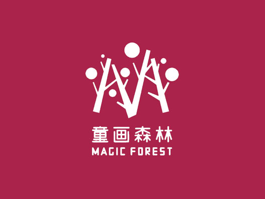 童画森林logo设计含义及设计理念