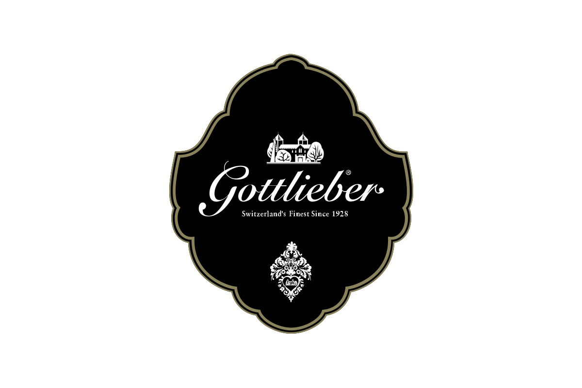 Gottlieber巧克力豆logo设计含义解读及瑞士品牌标志设计理念