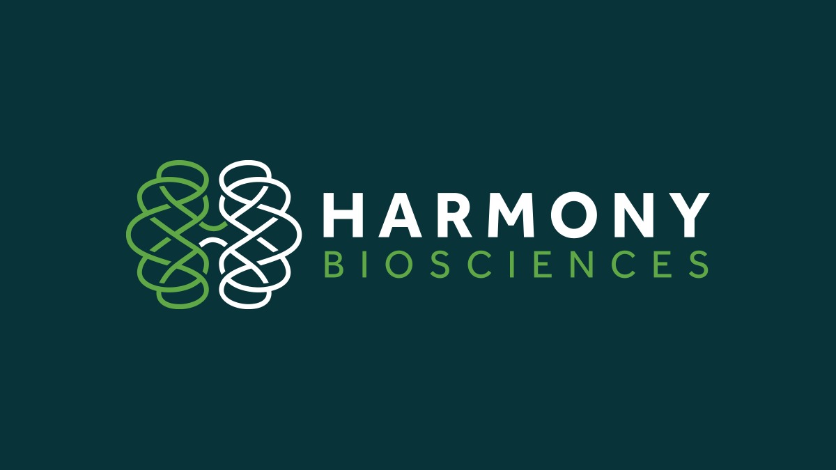 Harmony Biosciences和谐生物科技品牌logo反白图片