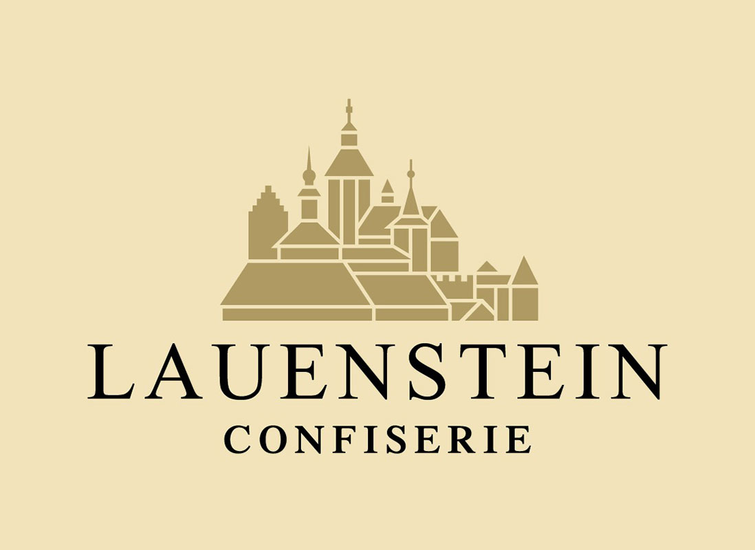 Lauenstein巧克力logo设计含义解读及德国品牌标志设计理念