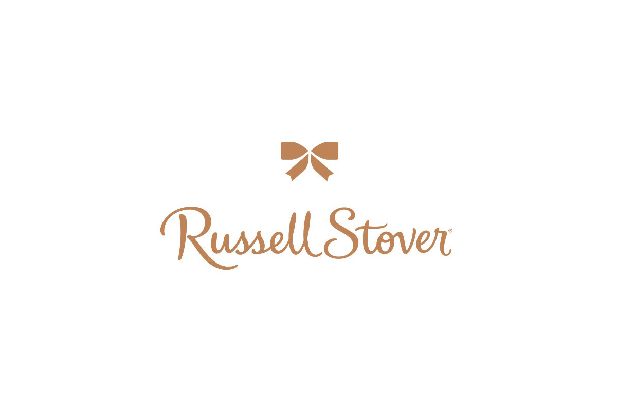 Russell Stover罗素斯托弗巧克力logo设计含义解读及美国品牌标志设计理念